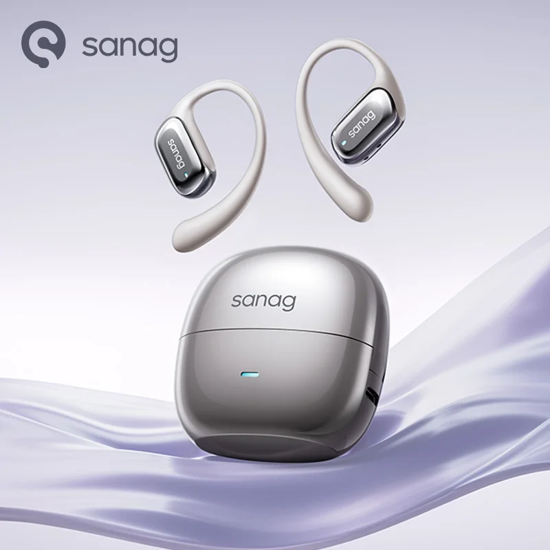 

Sanag G30S Earphone Bluetooth 5.3 Open Ear OWS Wireless Headphones HiFi Sound App Control Earbuds Sport Air Conduction Earphones