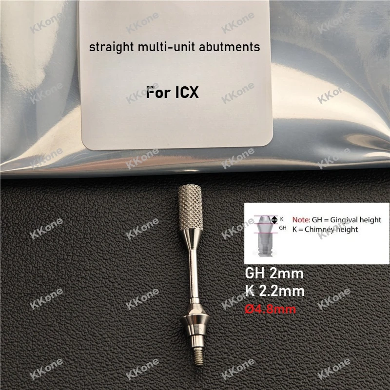 10Sets 3rd Party Tandheelkundige Kliniek Accessoires Rechte & Schuine Multi-Unit Abutments Voor Medentis ICX Tandheelkundige Implantaat systeem