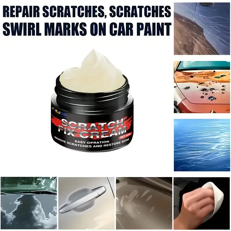 Advanced Nano Car Scratch Removal Kit, removes scratches, restores gloss, protects car paint, suitable for all colors