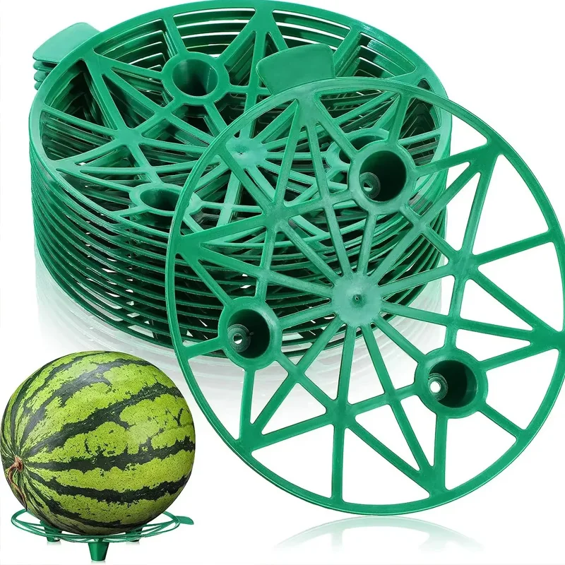 

5-10Pcs Melon Holder Stand Reusable Garden Watermelon Holder Trellis Plant Support Tray Fixed For Pumpkin Cantaloupe Strawberry