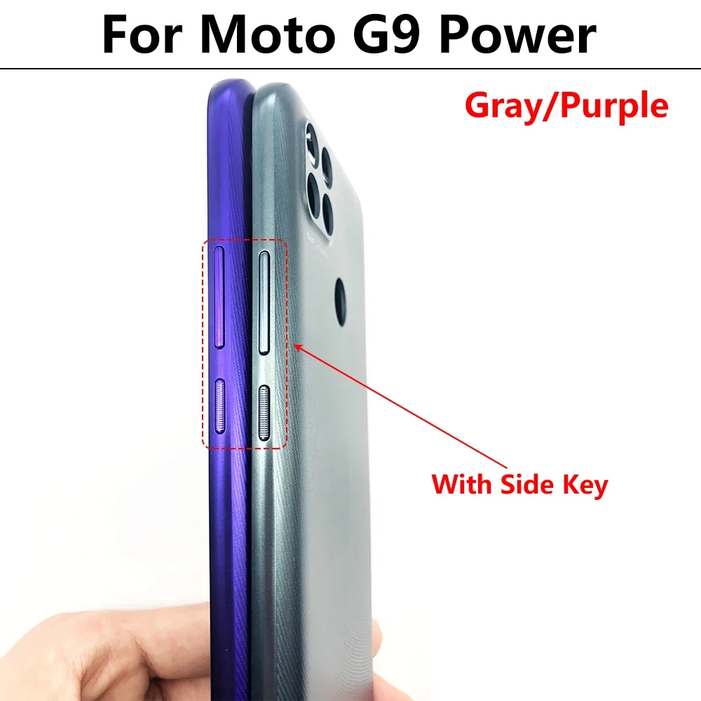 NEW Back Battery Back Cover Phone Case Door Housing Case For Motorola Moto One Vision Edge G100 G9 Power G 5G Plus G5 Z3 Play Z4