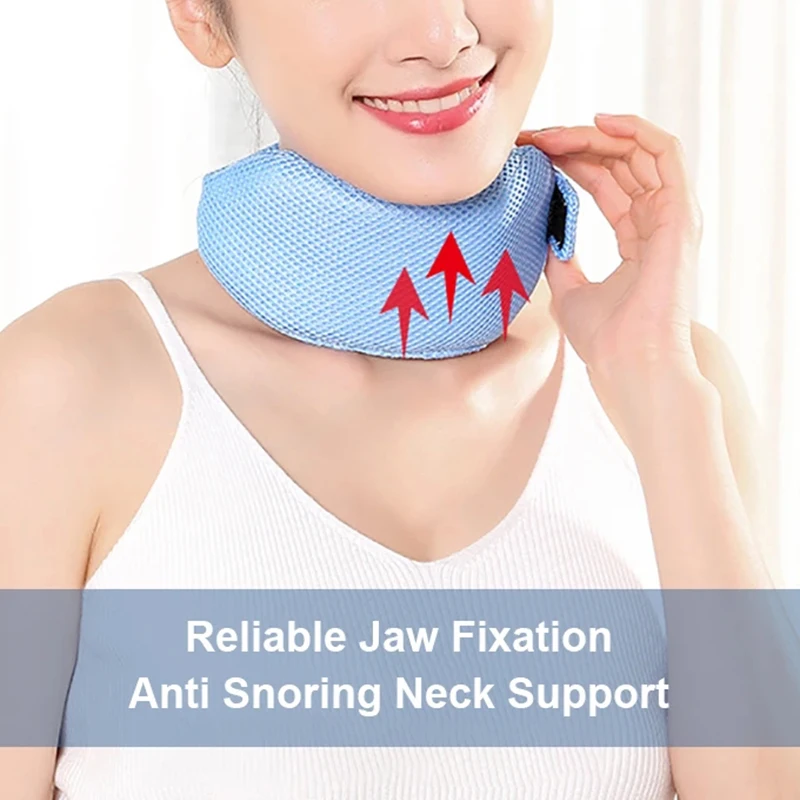 Almohada de cuello para nariz y cuello, productos antirronquidos, Reduce los ronquidos, respiración fija, respiración bucal antirronquidos