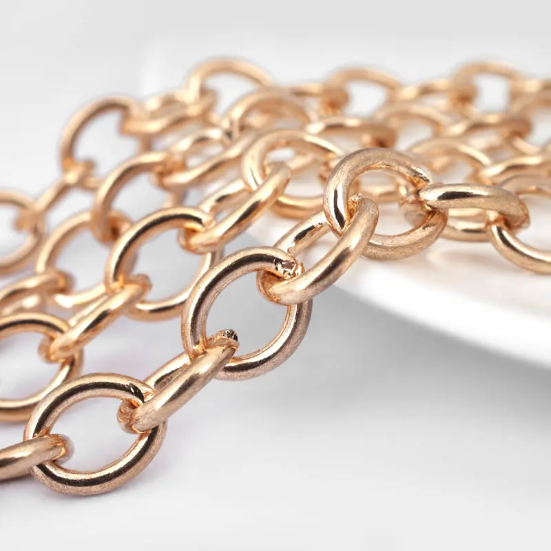 Antique Bronze Iron Round Wire O Shape Chain High Quality Necklace Diy Jewelry Accessories Rosediy Official Store image 6