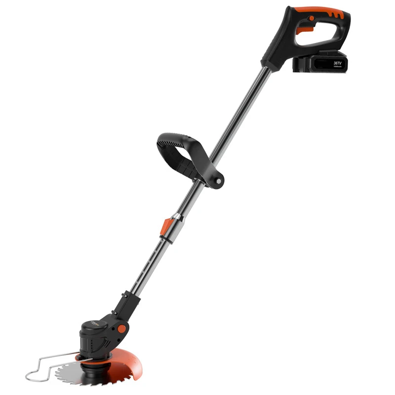 High Power Rechargeable Lithium Cordless Electric Grass Trimmer Garden Pruning Tools Factory Lawn Mower Portable Grass Cutter view 2