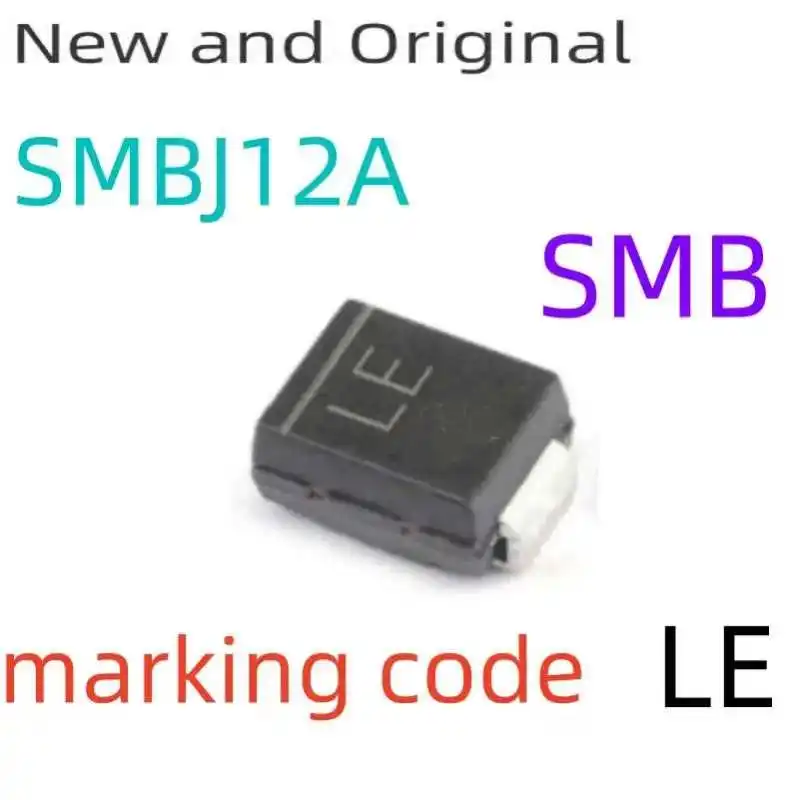 SMBJ12A 12V Surface Mount TRANSZORB Transient Voltage Suppressors marking code LE
