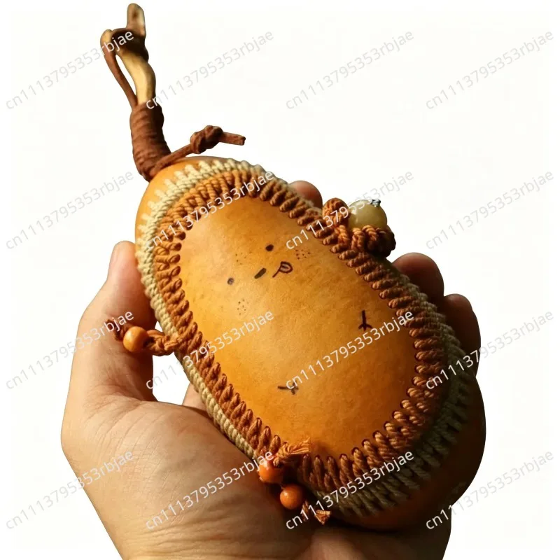 More than ten years old gourd pure handmade  production Wenwan bracelet storage bag