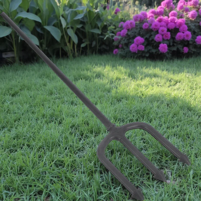 

Halloween Pitch Fork Decorative Party Prop Strong Stable Wear Resistant Fine Craftsmanship Comfortable Touch Easy Hold