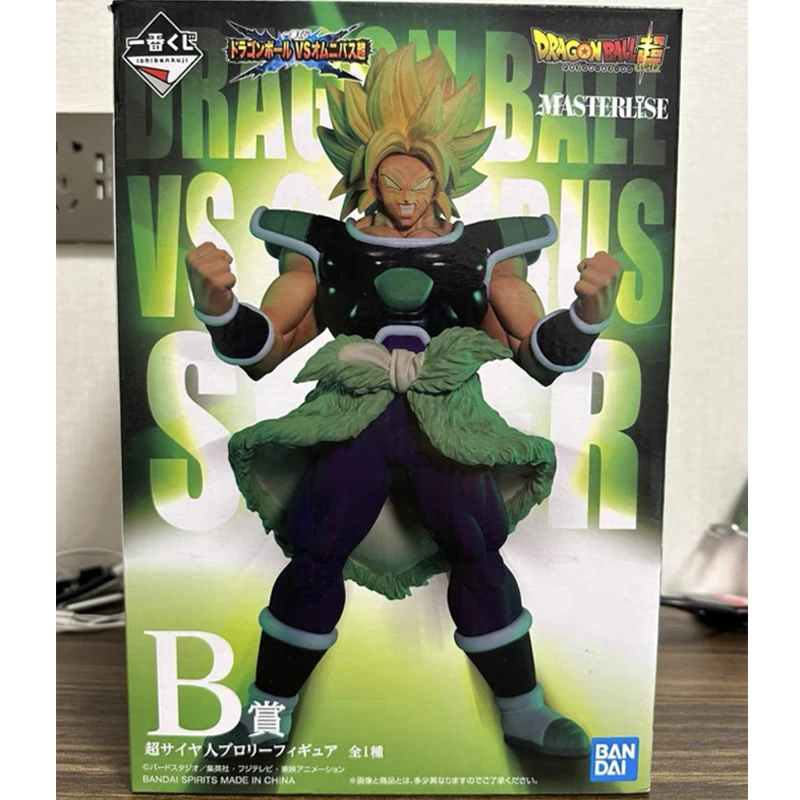 Original Bandai Ichibansho Kuj Dragon Ball Super Saiyan Broly Prize D VS Omnibus Z Anime Figure Boxed Toy Gift Collectible Model