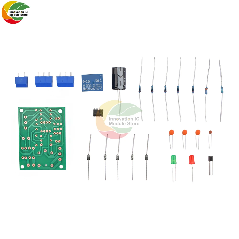 Ziqqucu DC12V 10A Water Level Controller Module Sensor Module DIY Kit Switch Water Level Detection Sensor Module Relay Output