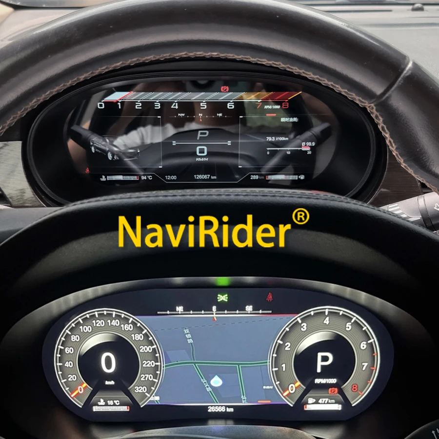 

Instrument Dashboard Panel Full LCD Digital Cluster GPS Car Speedometer For Buick Regal Opel Insignia 2016-2024 Virtual Cockpit