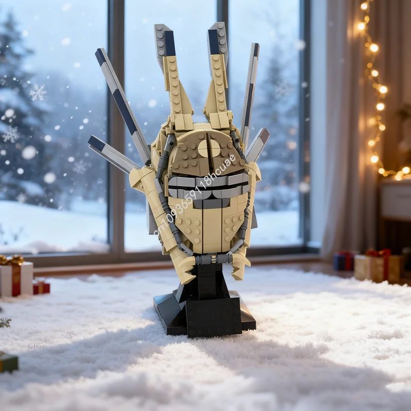 

682 шт. MOC Enfys Nest, коллекция шлемов, звездная боевая модель, строительные блоки, игрушки «сделай сам», творческое образование, рождественские подарки, кирпич для детей