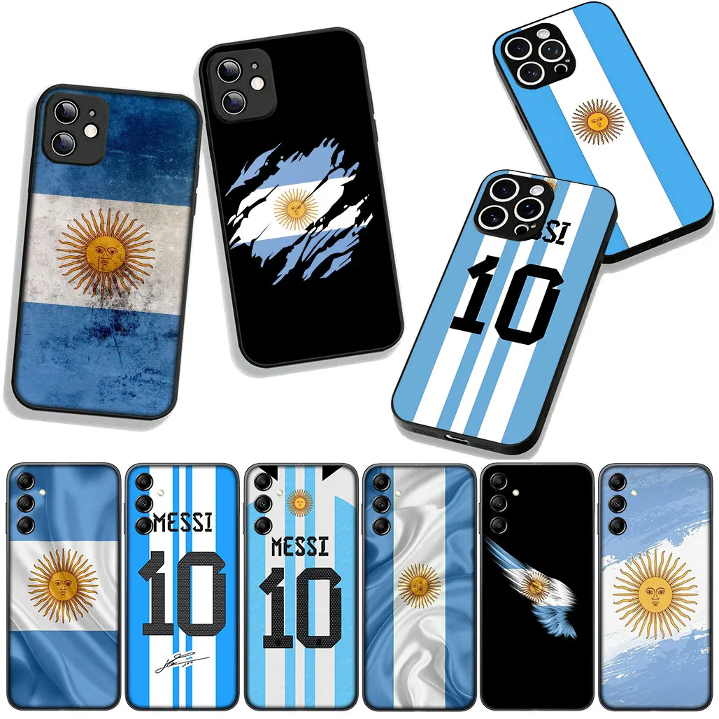 Чехол для телефона Xiaomi Redmi Note 11 9 8 7 10 Pro A4 7A 9A 9T 10A 10C 9C NFC 14C Чехол с флагом Аргентины 10 Футбол Чехол для телефона Xiaomi Redmi Note 11 9 8 7 10 Pro A4 7A 9A 9T 10A 10C 9C NFC 14C Чехол с флагом Аргентины 10 Футбол