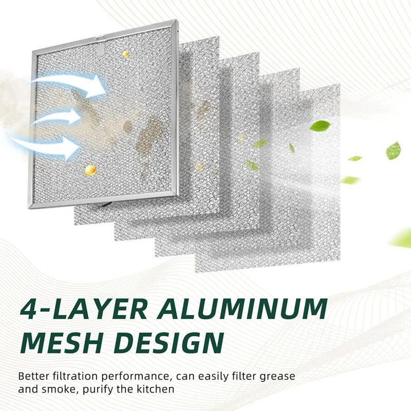 

S99010316 Range Hood Grease Filter 11-1/4 Inch X 11-3/4 Inch 99010316 Replacement for Br-Oan Nu-Tone Ken-More Stove 2pcs-SPMI