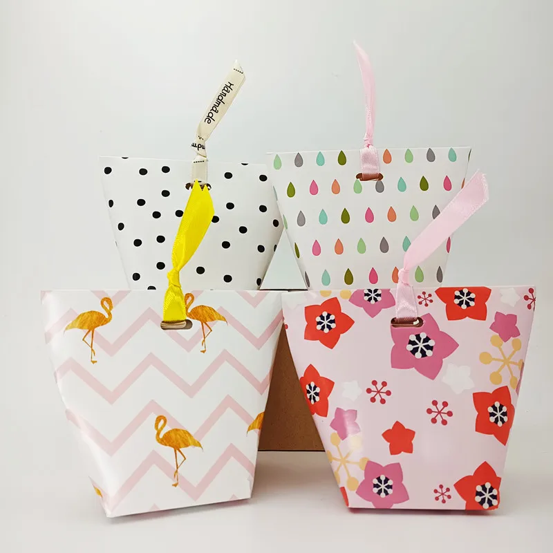 

Candy Box Gifts Packing Paper Box Wedding Favors Baby Shower Birthday Decoration Wrapping Bonbonniere Party Supplies 10pcs/Lot