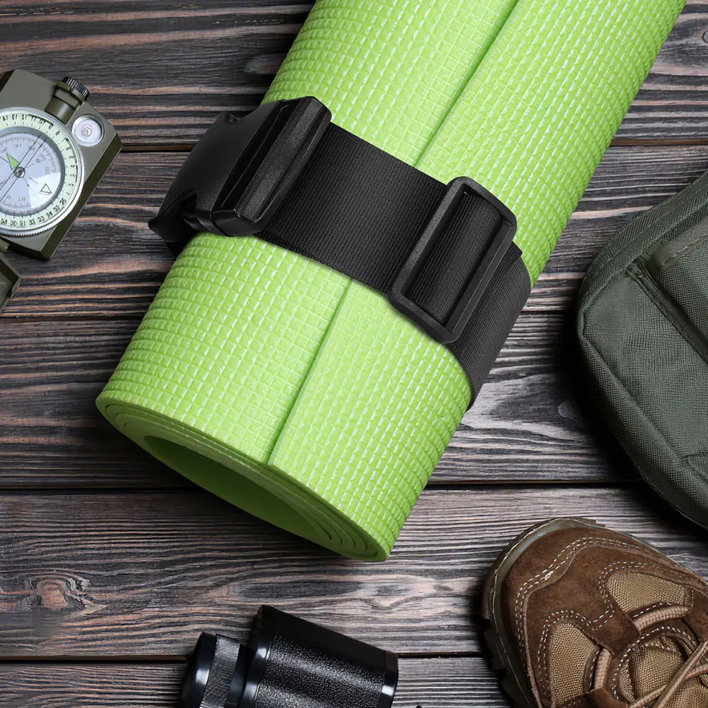 

2 Pcs Backpack Strap Nylon Buckle Bundling Travel Suitcase Luggage Straps Belts