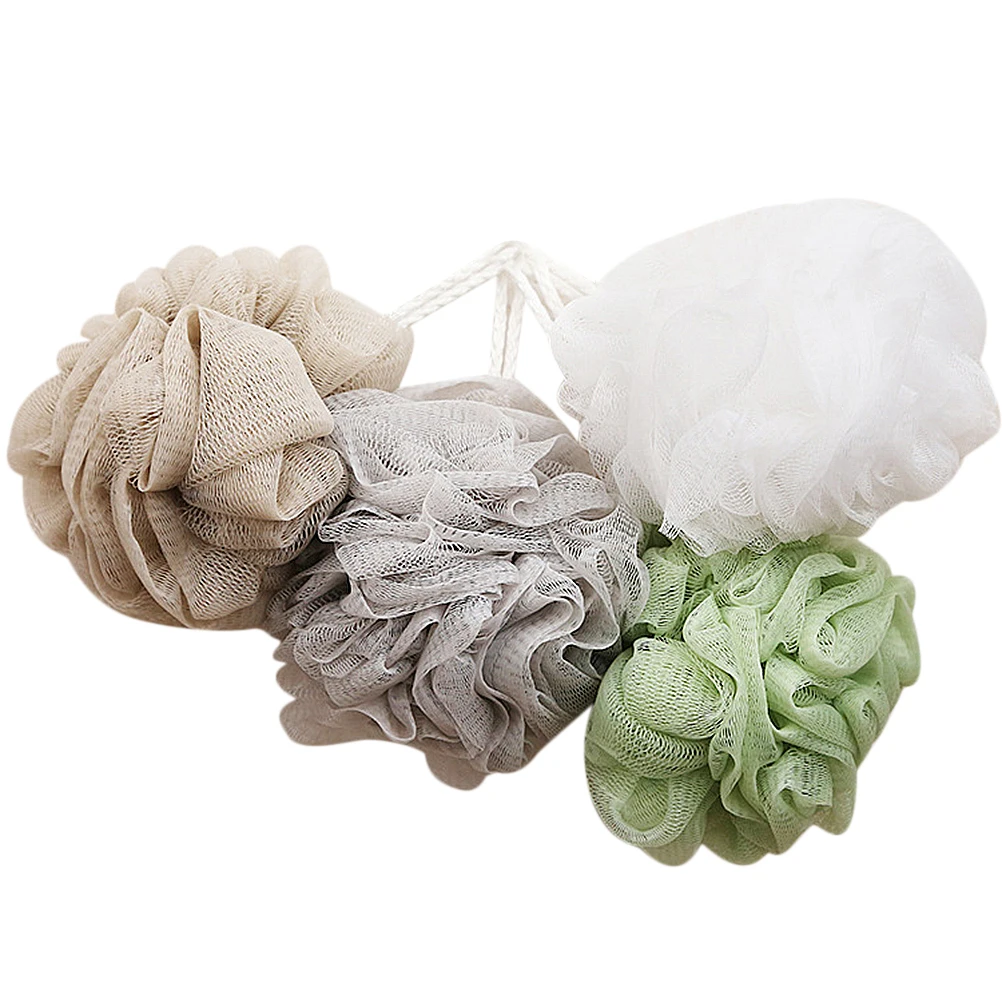 

8 Pcs Shower Bath Ball Body Scrubber Durable PE Material Rich Foam Bathroom Accessories Mesh Nets Ball Baby