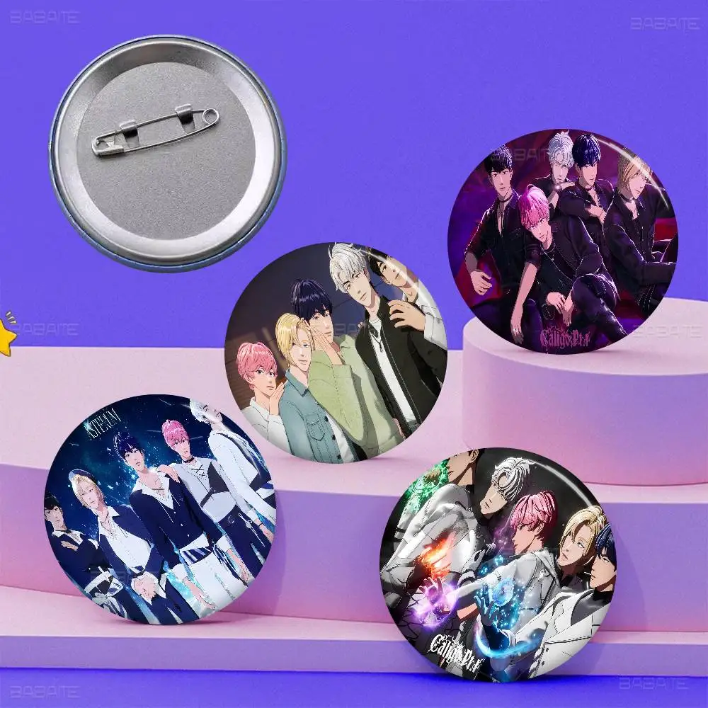 Virtual Boy Group P-PLAVEs ASTERUM Kpop Customizable Soft Button Pin For Women Creative Jewelry Funny Badge Cartoon Lover Hat