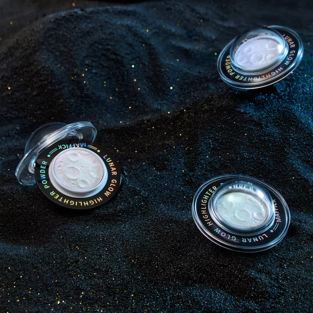MAFFICK Multicolor Planet Pearl Highlighter, natürlich konturierend, aufhellend, Ihr Ganzkörper in drei Maßen