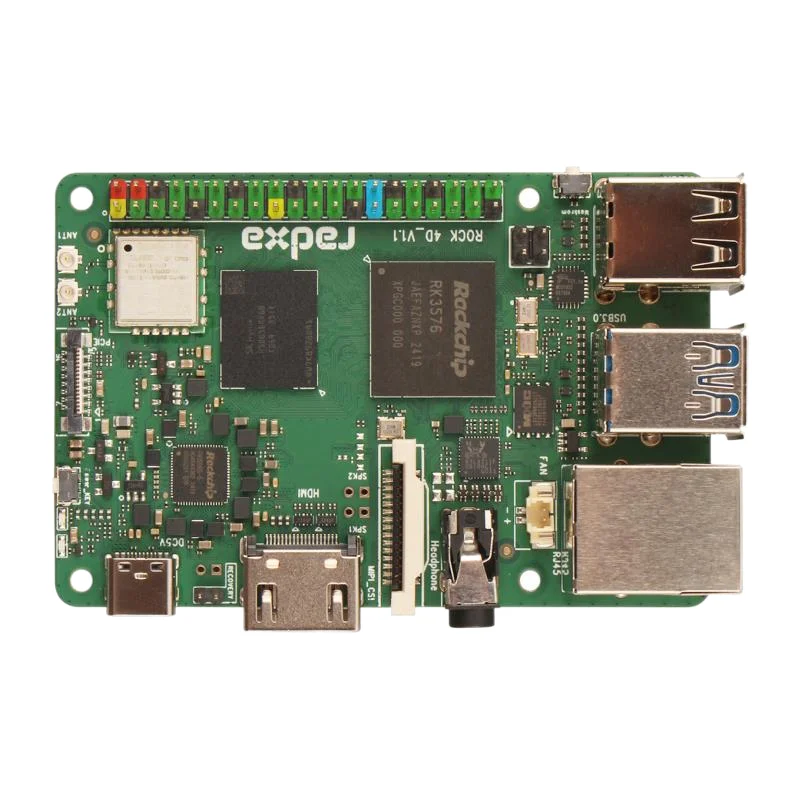 GOOD GGDX Hot Seller Radxa ROCK 4D Development Board RK3576 Chip Single-Board Computer (SBC) with LPDDR5 Memory 4K Output Design