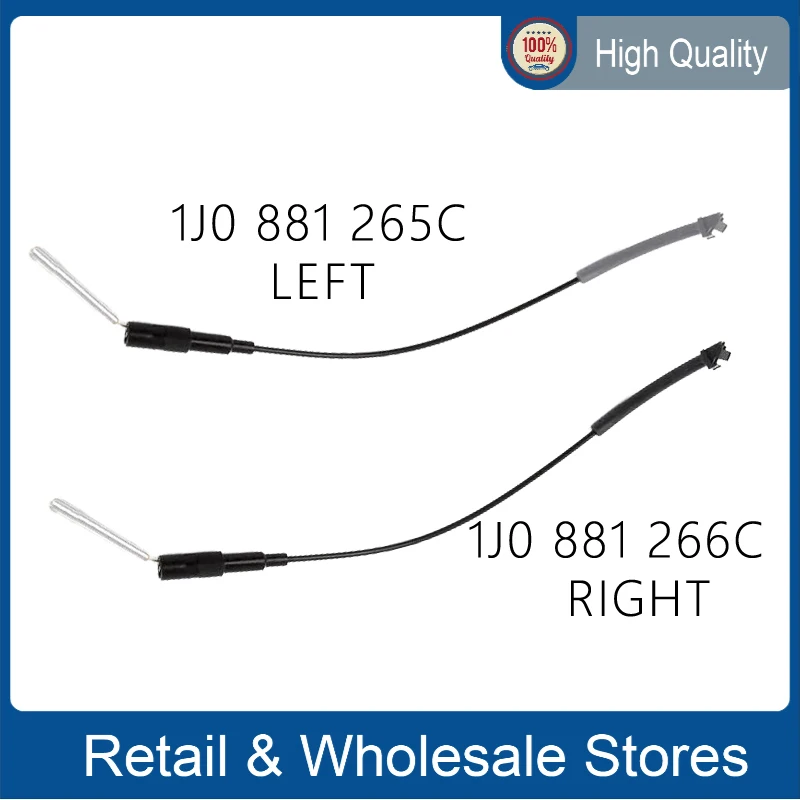 

Car Seat Cable for Audi A3 S3 VW Beetle Clasico Jetta GOD Golf Beetle PASSAT Golf 1J0881265C 1J0881266C 1J0 881 265 C 266 C