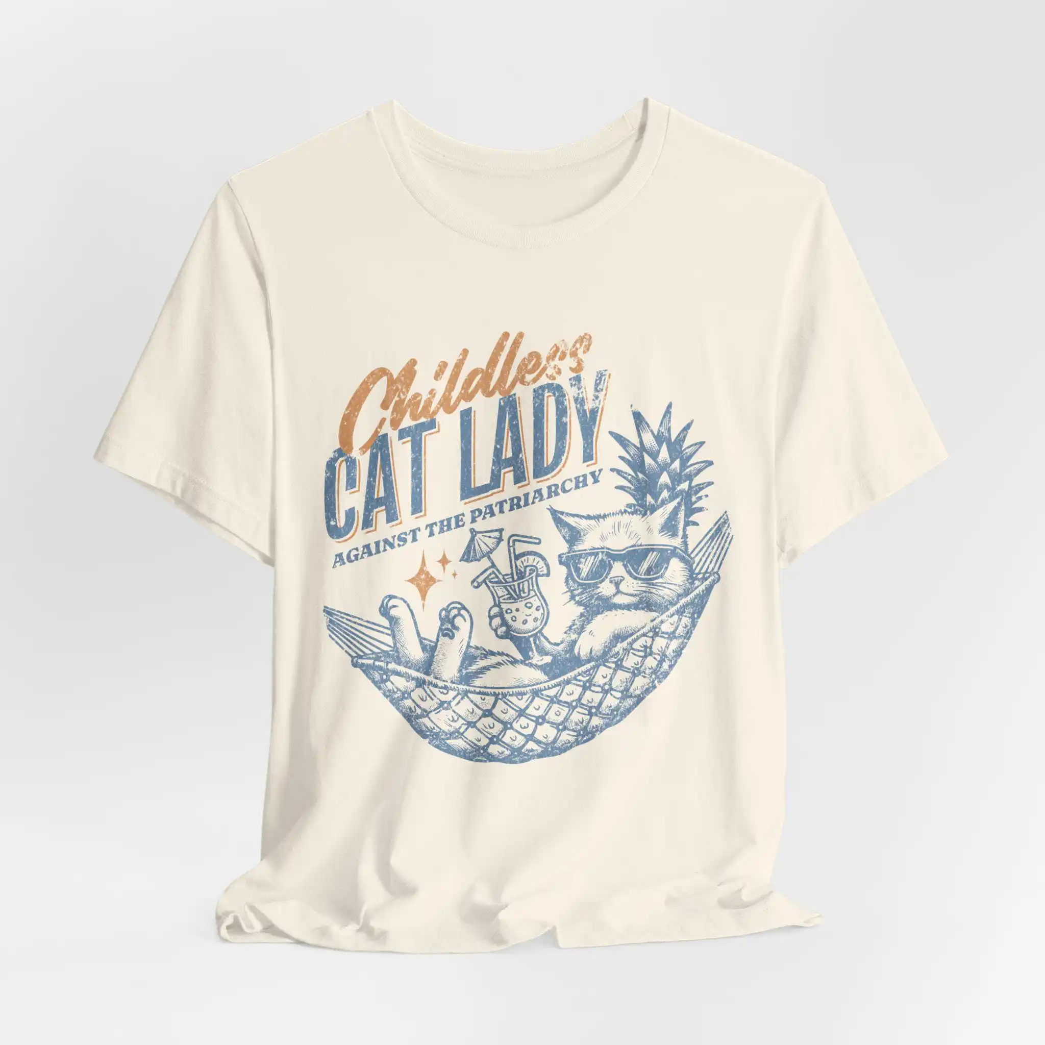 Señora de gato sin niños para el presidente de Kamala Harris contra la patriarcata camiseta