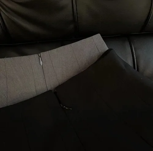 Imagen 2 del producto Falda de lentejuelas plateadas para mujer, minifalda de cintura alta, faldas cortas elegantes con purpurina brillante a la moda para mujer, faldas Y2k