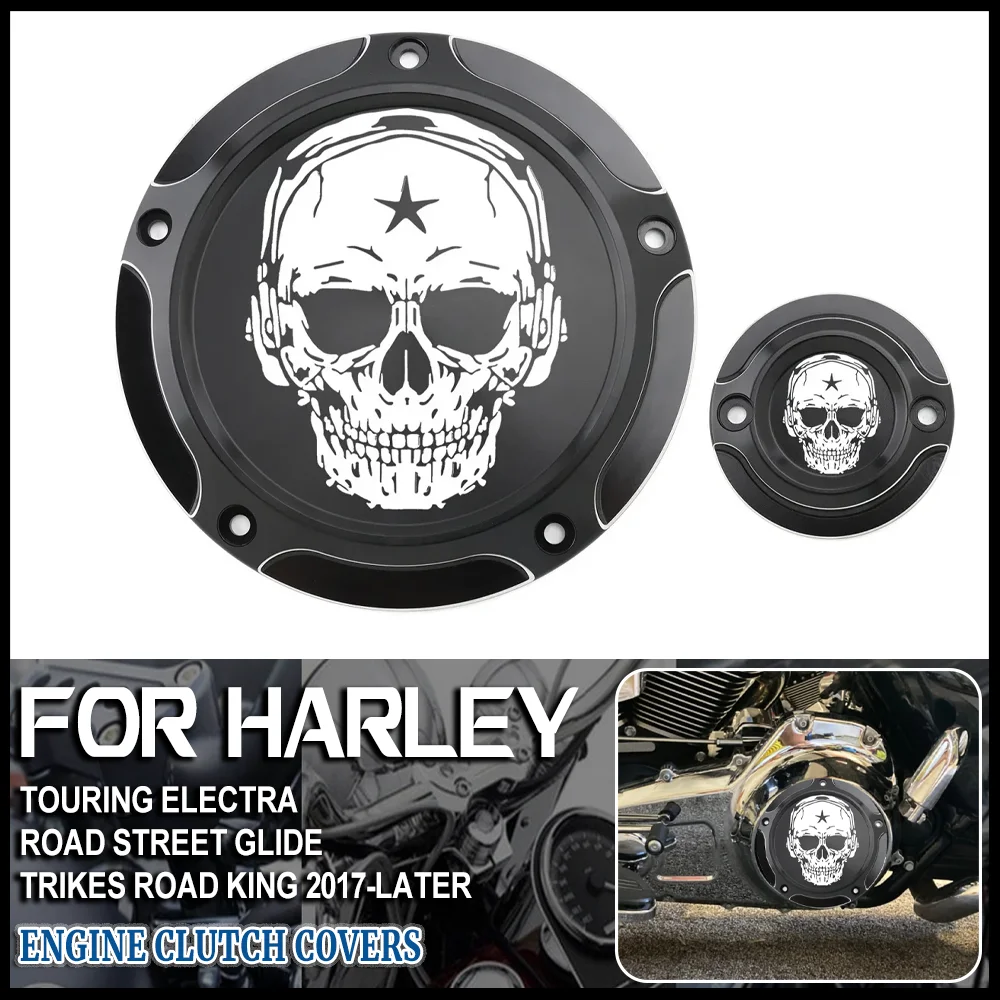 

5 Hole Engine Derby Timer Timing Cover For Harley Touring Electra Road Street Glide Road King 2017-up