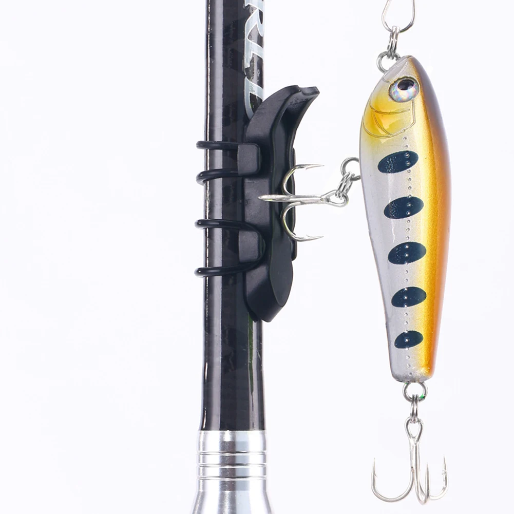 Automatic Fishing Fixed Bait Gear with Rubber Rings Lures Hook Keeper Holder Scratching Accessories for Outdoor Fishing