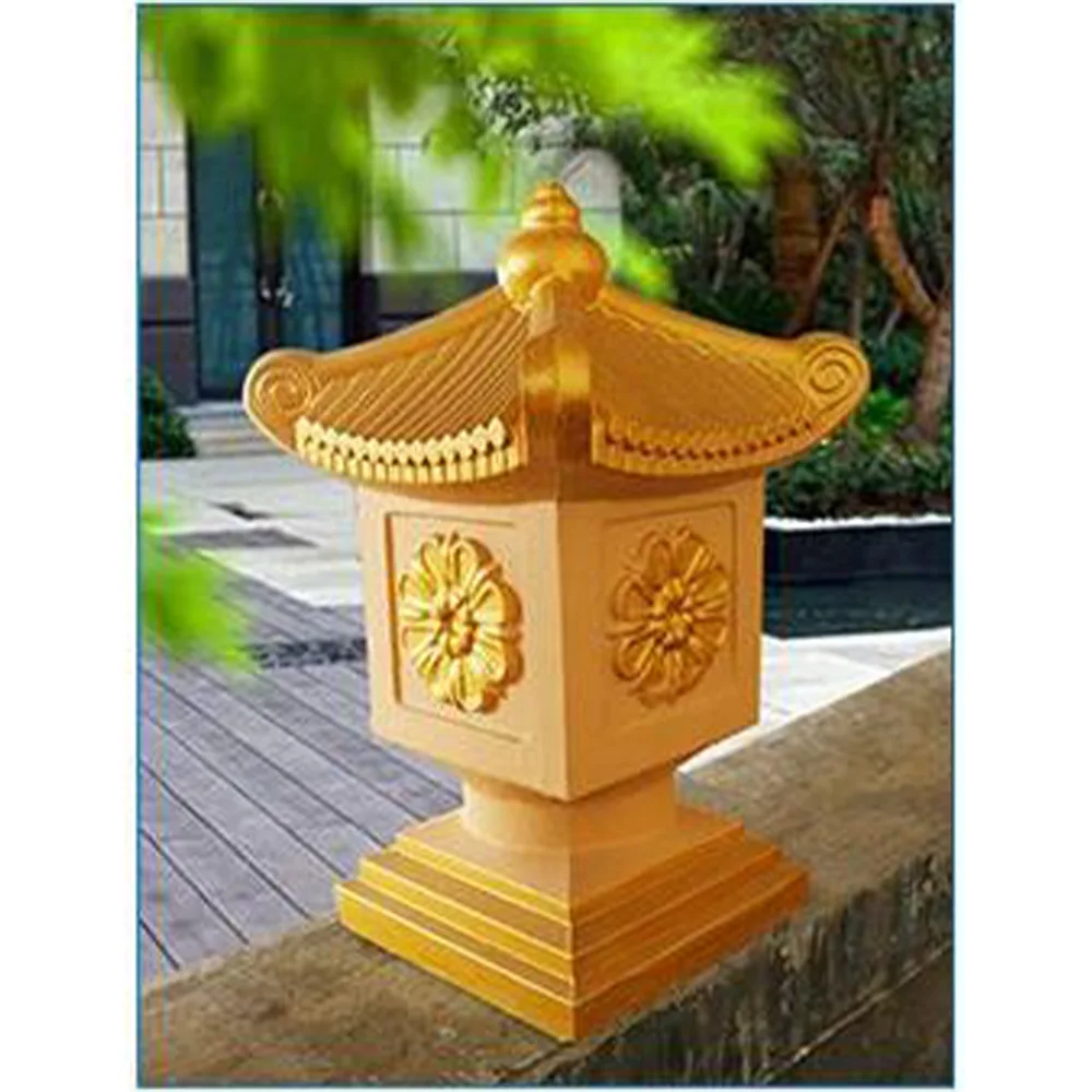 Square pier cement mold Roman column model European square large pier railing column foot pier building formwork