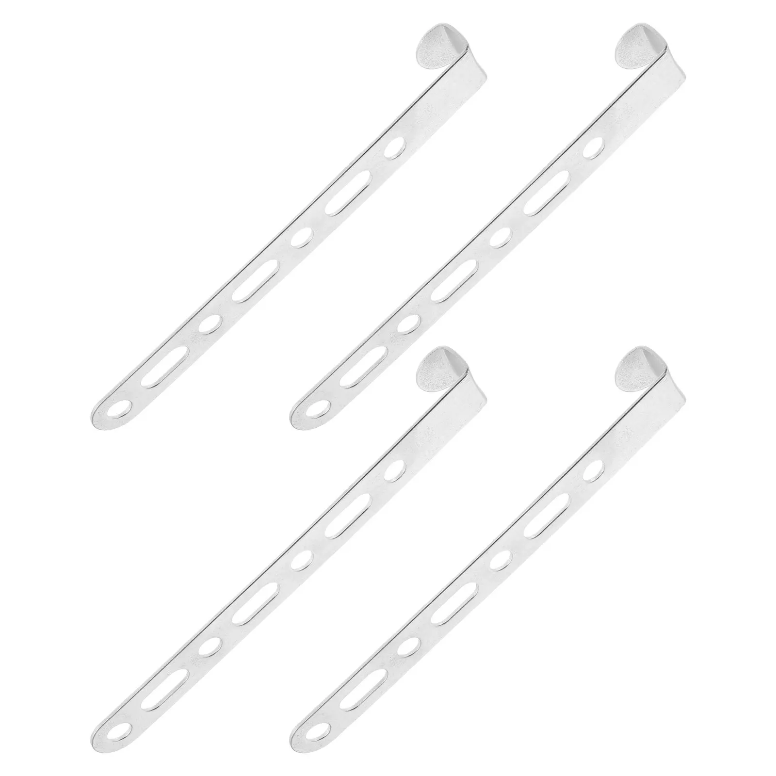 

4Pcs Universal Mushroom Air Intake Bracket Adjustable Rotatable Aluminum Pipe Adjuster 0.9cm 2cm Holes Pipe Hanger Bracket Clamp