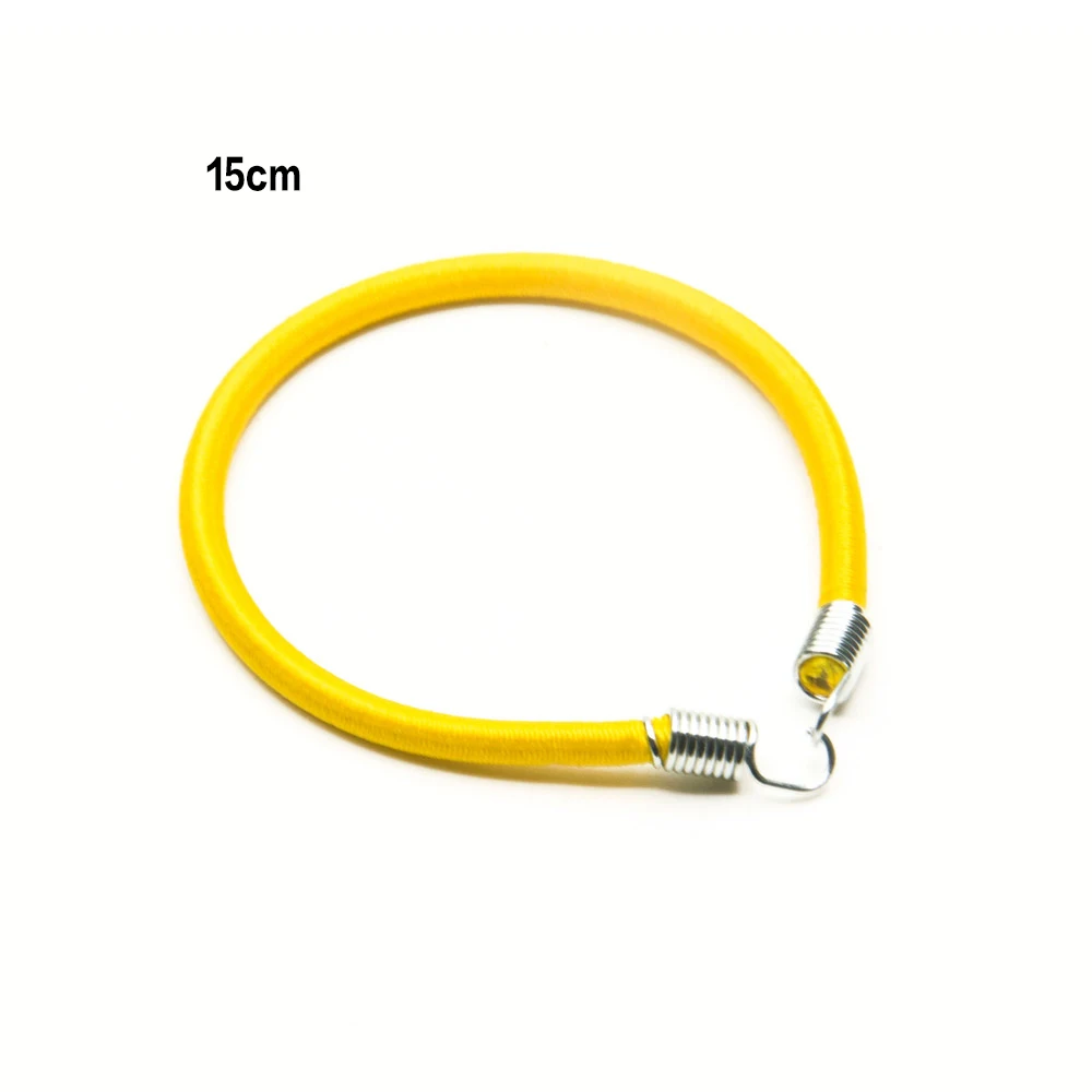 AXSPEED 1/10 RC Auto Dach Gepäckträger Bungee Cord 10/15/20 cm elastisches Gummiseil Schwarz & Gelb
