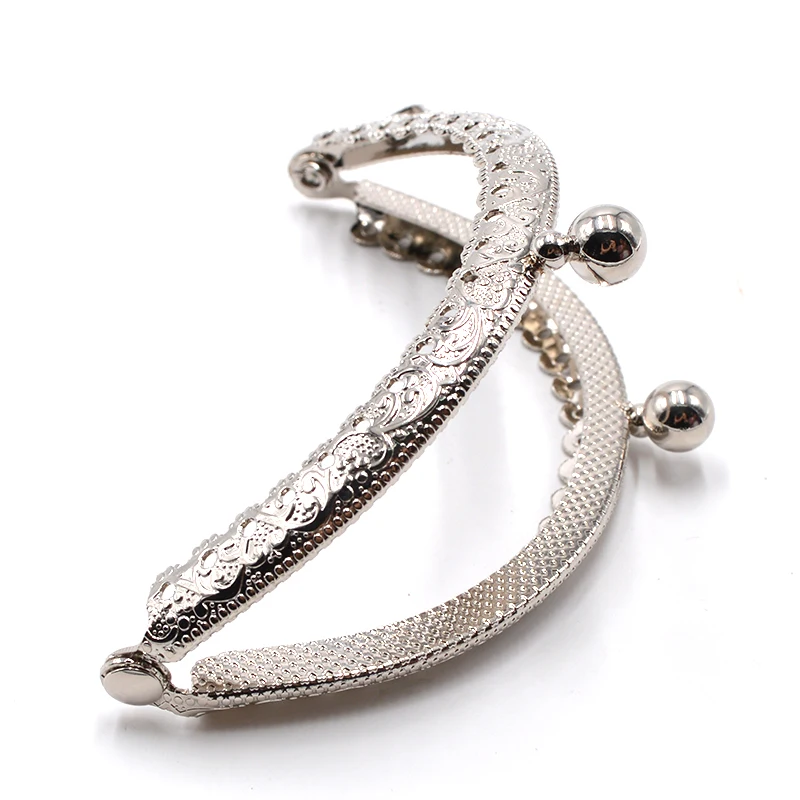 10pcs 8.5cm Metal Pure Frame Handlse for Bag Accessories for Handbags Clasp Lock Part Hardware