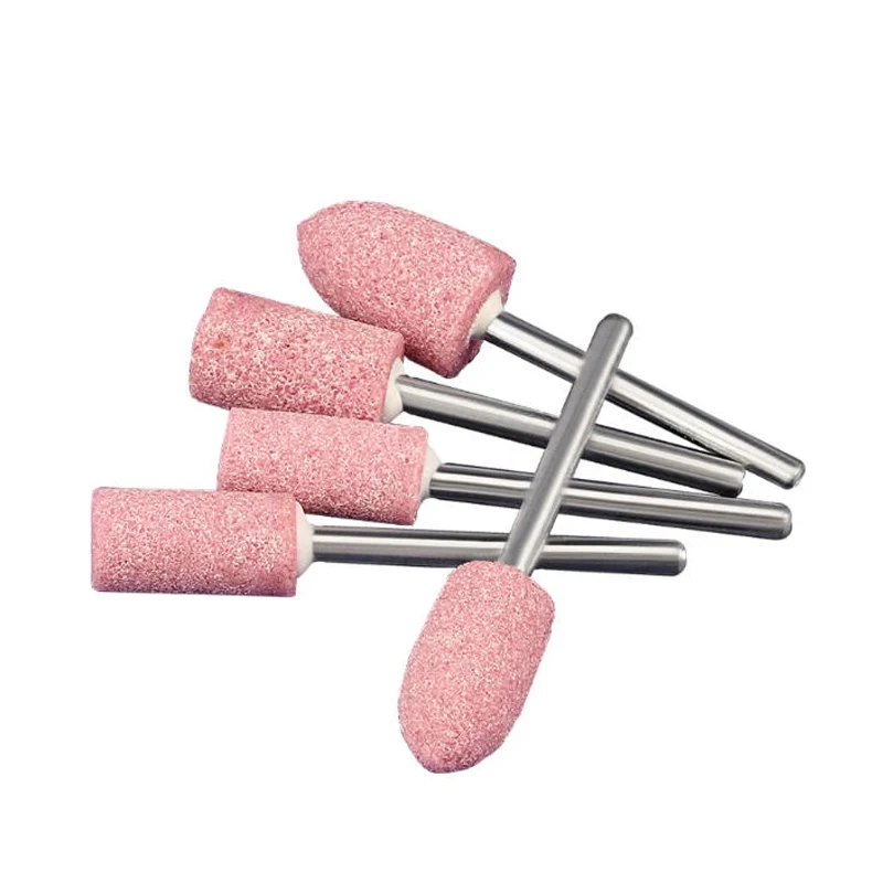 100PCS Red Corundum Grinding Wheel Grinding Head 3mm Grinding Head Set Suitable for Deburring and Polishing of Rotating Tools