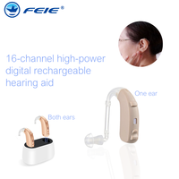 2024 Digital Rechargeable High Power BTE Hearing AIDS, OTC Non-Programmable Hearing AIDS For The Elderly And Young For Deafness