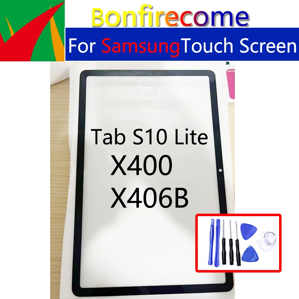 

10.9" For Samsung Galaxy Tab S10 Lite X400 X406 X406B Touch Screen Panel Tablet S10Lite Sensor Front Outer LCD Glass With OCA