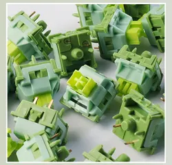 Outemu Silent/Clicky Switches Lubed Mechanical Keyboard Switch 5Pin Silent Tactile Linear Cream Blue Yellow Gaming Linear DIY