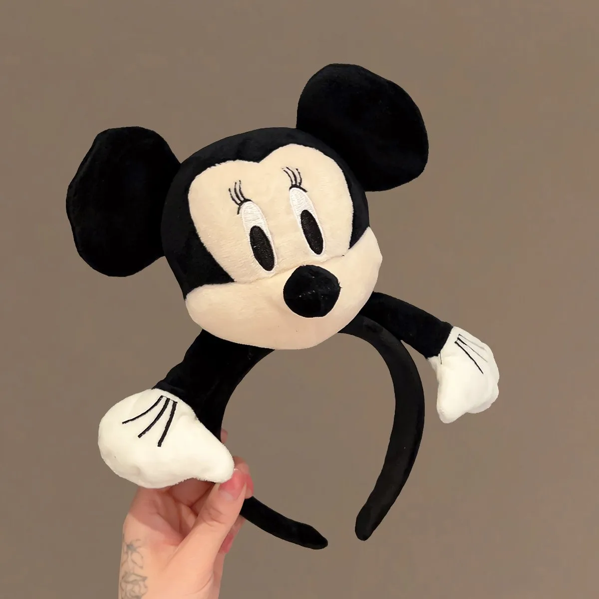 

Cute Disney Mickey Mouse Headband Cartoon Hairband Creative Girls' Photo Accessory Amusement Park Adorable Christmas Gift