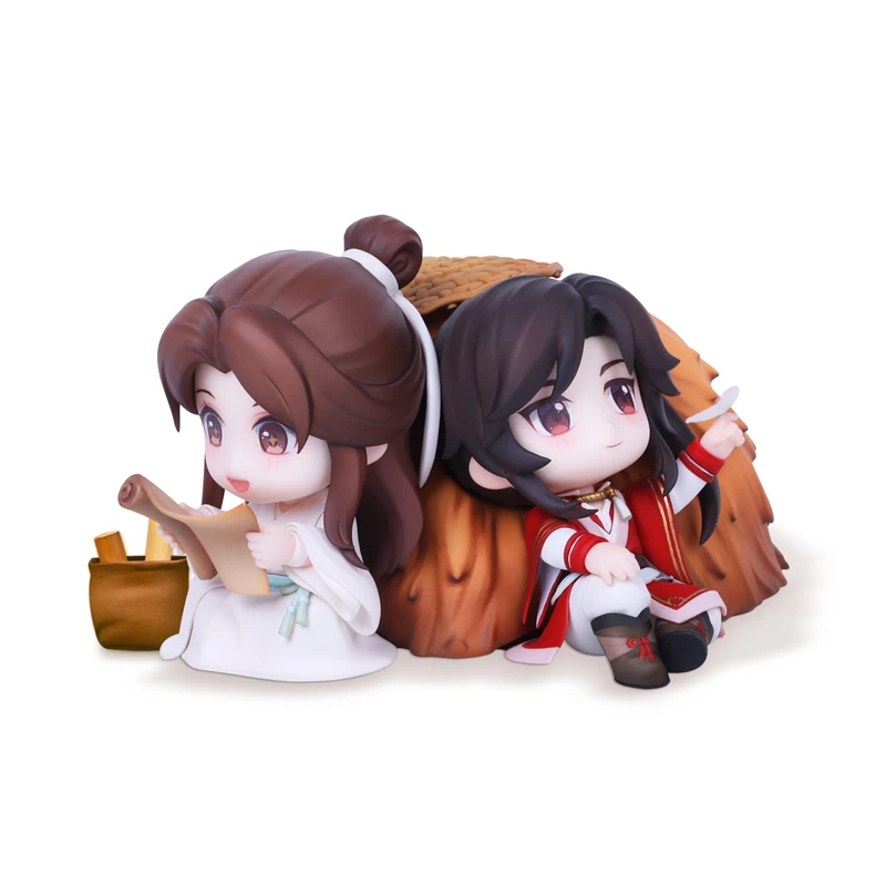 

In Stock 100% Original Heaven Official's Blessing Xie Lian & Saburo for Mt. Bonus Version Q PVC Animation Model Art Collection