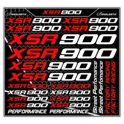 Vinyl Motocross Motorcycle Stickers Logo Set Emblem Tank Decals For YAMAHA XSR 900