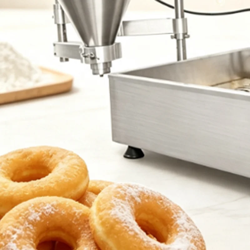 Full Automatic Donut Making Machine Commercial Bakery Equipment With Filling System for Sale