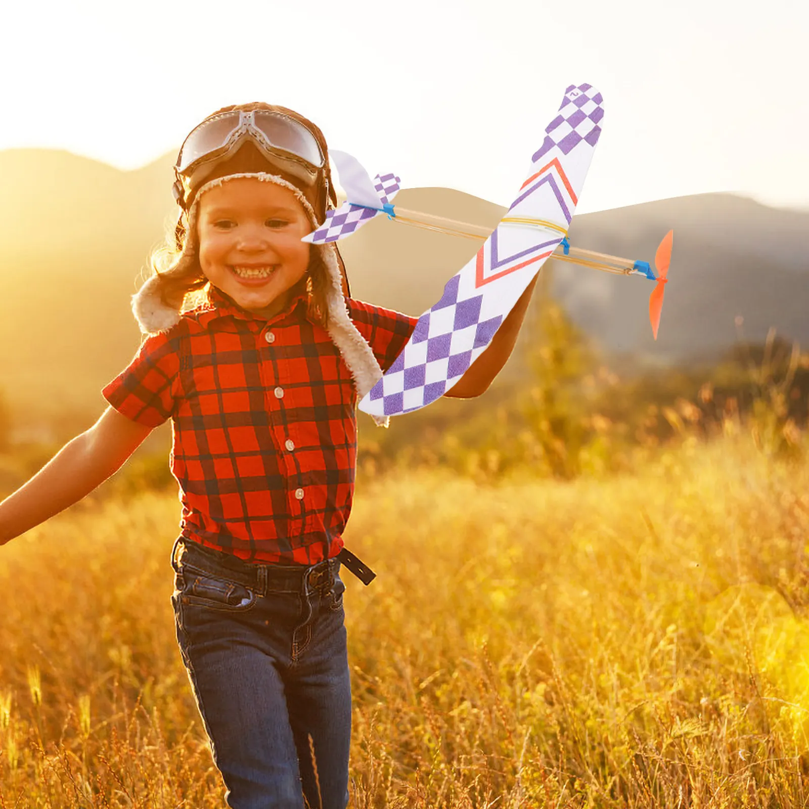 

3Pcs DIY Aircraft Creative Bird Design Rubber Band Powered Educational Kit for Logical Thinking Development Bird Design Aircraft