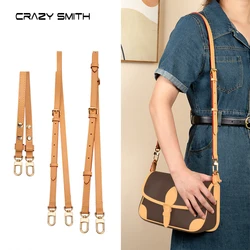 CRAZYSMITH Genuine Leather Bag Strap Replacement For LV Diane Bag Crossbody Handbag Adjustable Shoulder Belts DIY Accessories