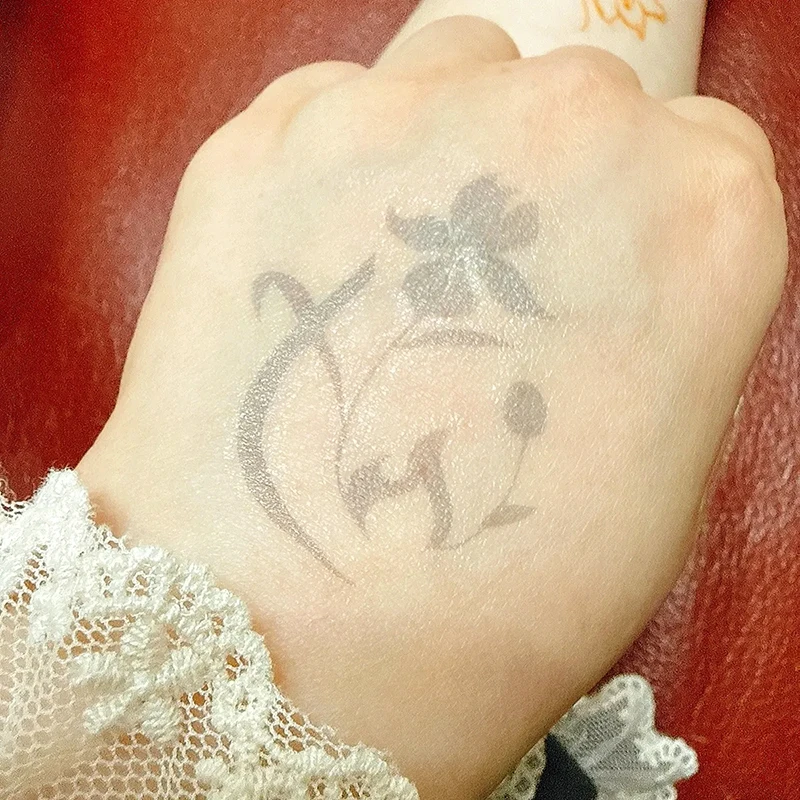 المسلسل التلفزيوني الرغبة إليوت كيبوكا تأثيري الوشم اللون الطوطم زهرة مقاوم للماء ملصقات الوشم وهمية هالوين حفلة تنكرية الدعامة #3