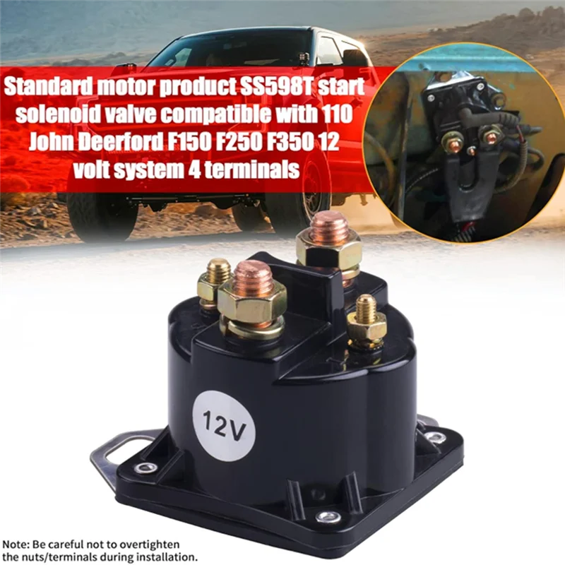 

12V Starter Solenoid Relay Switch SW1533 For Ford Mustang F150 F250 F350 E9TZ-11450-B SS613 SW1951 05-66-202USA