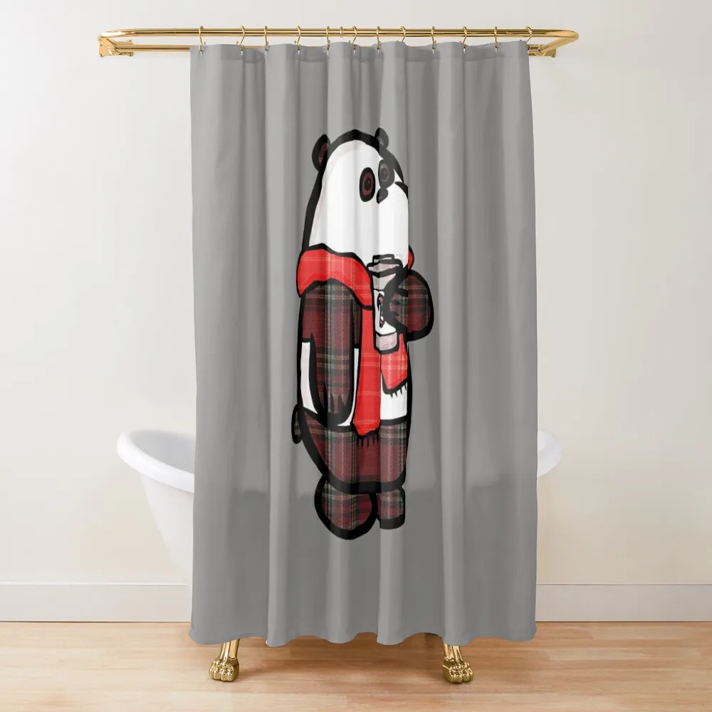 

Plaid Panda Shower Curtain Transparent Bathroom Shower Elegant Bathroom Bathroom And Shower Products Accessorys Curtain