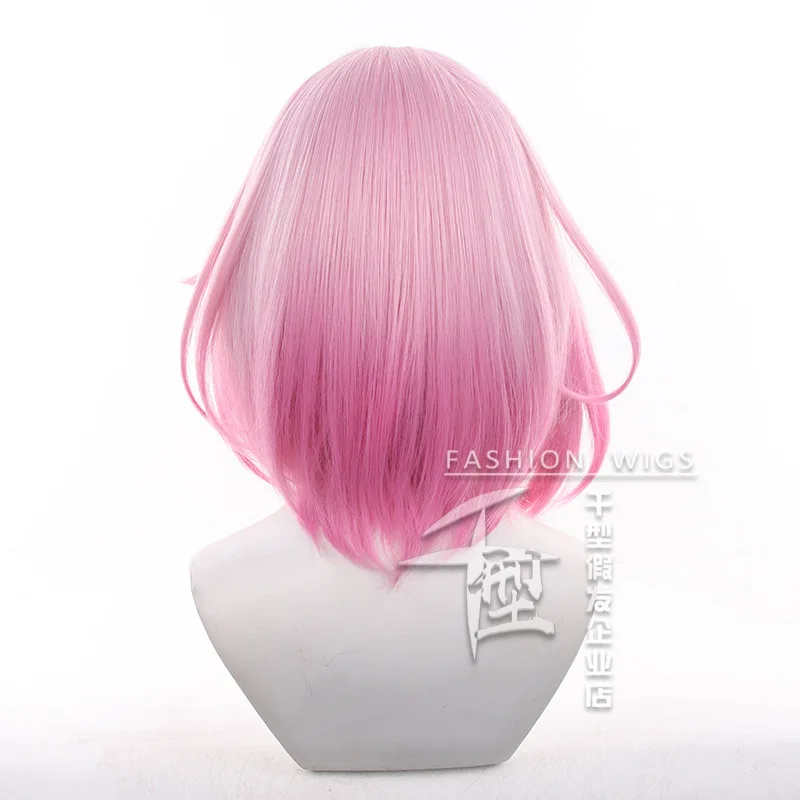 Juego HSR Cyrene Cosplay peluca larga rosa azul mezclada peluca Anime pelucas sintéticas resistentes al calor para disfraz de fiesta de Carnaval de Halloween