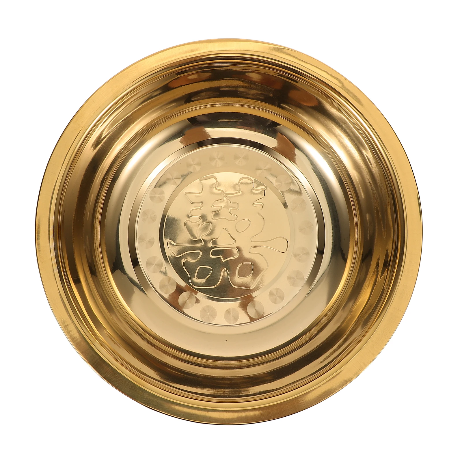 

Sturdy Stainless Steel Wedding Face Basin Decorative Kitchen Basin Multipurpose Hand Wash Tub Home Bathroom Accessory