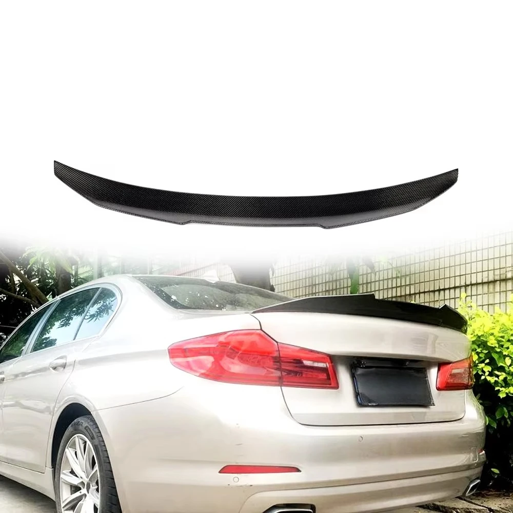 G30 Carbon Fiber Rear Trunk Spoiler Wing for BMW G30 F90 M5 Sedan 4-Door 2018-2019