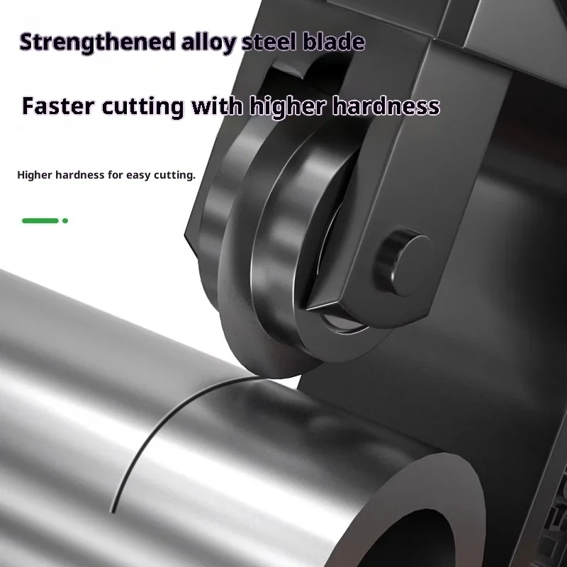 أداة قطع الأنابيب اليدوية متعددة الوظائف بحجم الأنابيب من الفولاذ المقاوم للصدأ مع مدبب خاص لقاطع الفرشاة النحاسية ألو