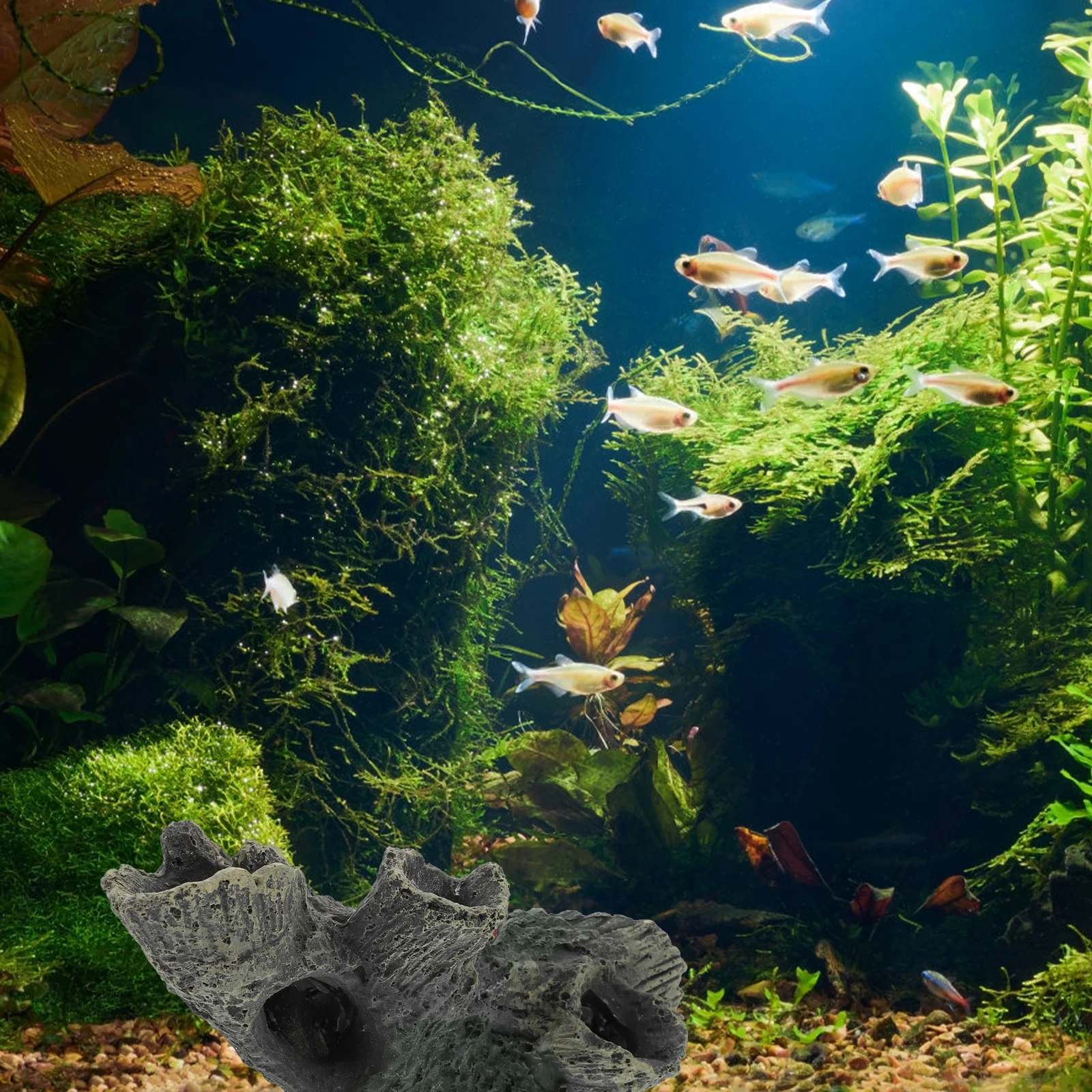 

Artificial Tree Stump Decorations Resin Craft Fish Tank Landscape Aquarium Ornaments Pet SuppliesTreeAquariumFishHideoutPlace